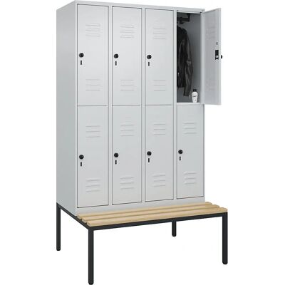 C+P Stahlschränke mit Bodenbank - Classic PLUS C+P Stahlschränke mit Bodenbank - Classic PLUS