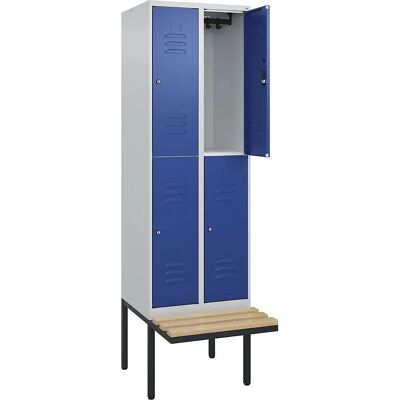 C+P Doppelstock-Schrank mit Bank - Classic PLUS C+P Doppelstock-Schrank mit Bank - Classic PLUS