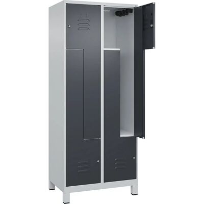 C+P Hellgrau / Grau Z Classic PLUS Schließfach - Industrie C+P Hellgrau / Grau Z Classic PLUS Schließfach - Industrie