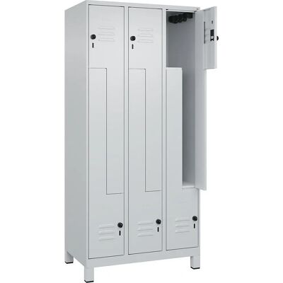 C+P Hellgraue Z Classic Plus Spind - 3 Fächer C+P Hellgraue Z Classic Plus Spind - 3 Fächer