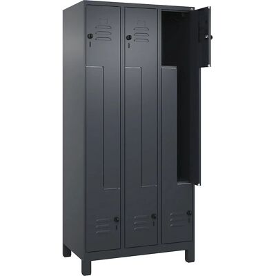 C+P C+P Z Classic PLUS Schließfach - 3 Fächer Stahl Grau C+P C+P Z Classic PLUS Schließfach - 3 Fächer Stahl Grau