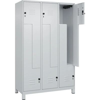 C+P Hellgrauer 3-Fach-Schrank - Schrank C+P Hellgrauer 3-Fach-Schrank - Schrank
