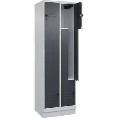 C+P Hellgrau / Grau Z Classic PLUS Schrank - 2 Fächer C+P Hellgrau / Grau Z Classic PLUS Schrank - 2 Fächer
