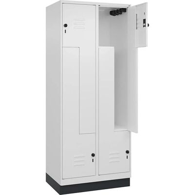 C+P Z Classic PLUS Schrank - 2 Fächer, Weiß Verkehr, 800mm Breite C+P Z Classic PLUS Schrank - 2 Fächer, Weiß Verkehr, 800mm Breite