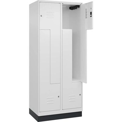 C+P Aufbewahrungsschrank - Z Classic PLUS, 2 Fächer, Weißverkehr C+P Aufbewahrungsschrank - Z Classic PLUS, 2 Fächer, Weißverkehr