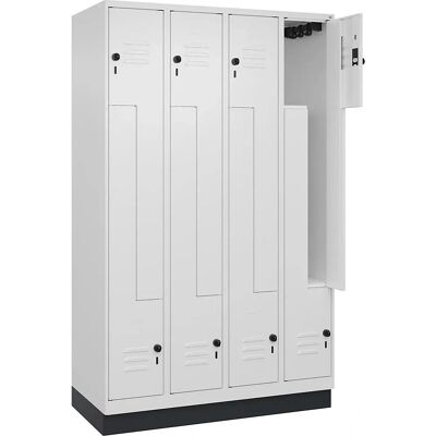 C+P Weißer Schließfach mit 4 Fächern - Classic PLUS C+P Weißer Schließfach mit 4 Fächern - Classic PLUS