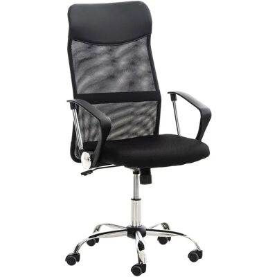 TPFLiving - Waterloo - Schwarz - Kunstleder - Office chair TPFLiving - Waterloo - Schwarz - Kunstleder - Office chair