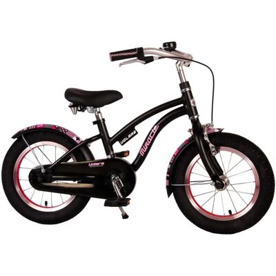 TPFSports - Miracle Cruiser - Mattschwarz - 14 Zoll - Kinderfahrrad TPFSports - Miracle Cruiser - Mattschwarz - 14 Zoll - Kinderfahrrad