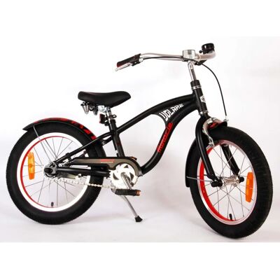 TPFSports - Miracle Cruiser - 16 Zoll - Mattschwarz - Kids bike TPFSports - Miracle Cruiser - 16 Zoll - Mattschwarz - Kids bike