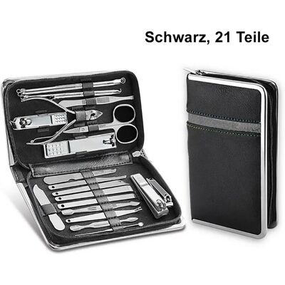 TPFBeauty - Maniküre-Set - 21-teilig - Kunstleder - Rosa TPFBeauty - Maniküre-Set - 21-teilig - Kunstleder - Rosa