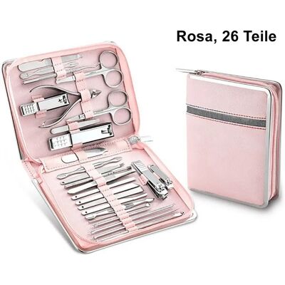 TPFBeauty - 26-teiliges Leder-Maniküre-Set TPFBeauty - 26-teiliges Leder-Maniküre-Set