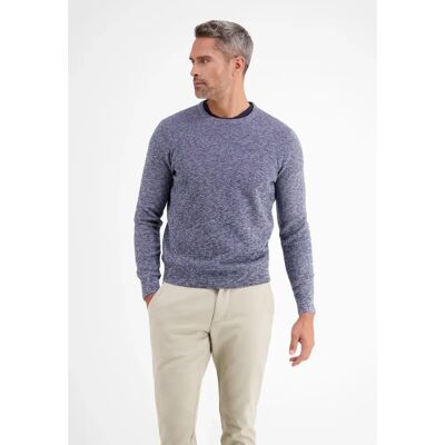 LERROS XXL Vintage Blue Melange Crewneck Sweater LERROS XXL Vintage Blue Melange Crewneck Sweater