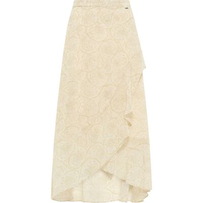 Dreimaster Maxi Bloemen Boho Rok - Rok Dreimaster Maxi Bloemen Boho Rok - Rok