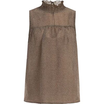 Dreimaster Olijfwolblouse - Dames L Dreimaster Olijfwolblouse - Dames L