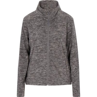 Dreimaster Grau Melange Fleecejacke - Fleecejacke Dreimaster Grau Melange Fleecejacke - Fleecejacke