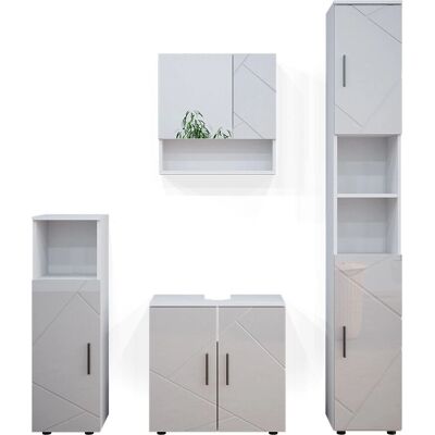 Set de Muebles de Baño Vicco Irma - Diseño Moderno y Funcional Set de Muebles de Baño Vicco Irma - Diseño Moderno y Funcional