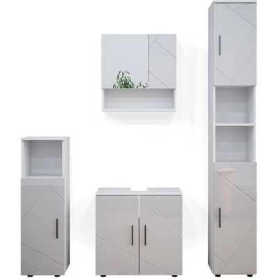 Vicco Irma Badezimmermöbel-Set - Modernes 4-teiliges Design Vicco Irma Badezimmermöbel-Set - Modernes 4-teiliges Design