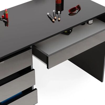 Vicco Sherry Anthracite 120cm Coiffeuse - Mobilier - Publicité Vicco Sherry Anthracite 120cm Coiffeuse - Mobilier - Publicité