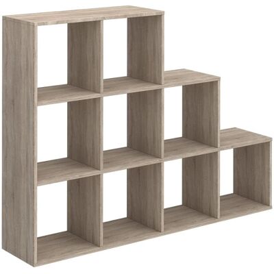 Estantería escalera Vicco Sonoma 9 compartimentos - Estantería Estantería escalera Vicco Sonoma 9 compartimentos - Estantería