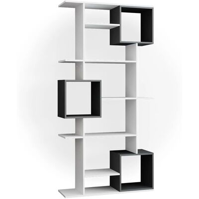 Vicco Cube Separable de Pièces - 9 Étagères Blanc/Anthracite - Publicité Vicco Cube Separable de Pièces - 9 Étagères Blanc/Anthracite - Publicité