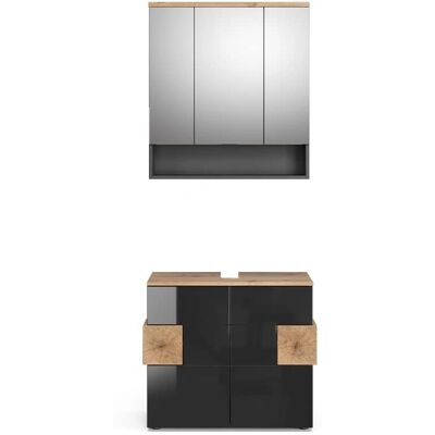 Set di Mobili da Bagno Vicco Eden - Design Moderno senza Maniglie Set di Mobili da Bagno Vicco Eden - Design Moderno senza Maniglie
