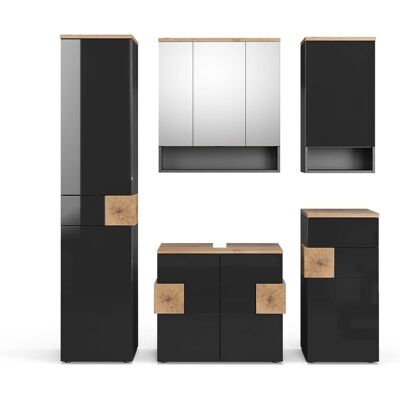 Vicco - Conjunto de muebles de baño Eden - 5 piezas Vicco - Conjunto de muebles de baño Eden - 5 piezas
