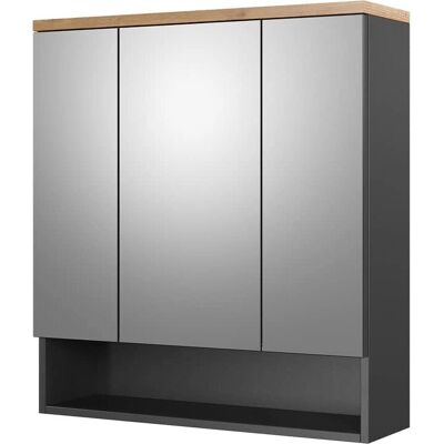 Vicco Armoire avec miroir Eden - Anthracite - Publicité Vicco Armoire avec miroir Eden - Anthracite - Publicité