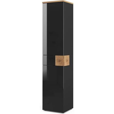 Armoire de bain Vicco Eden - Anthracite - 40x184 cm - Publicité Armoire de bain Vicco Eden - Anthracite - 40x184 cm - Publicité