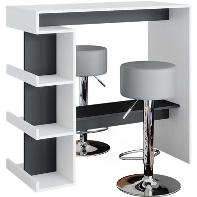 Vicco Dana Bar-Tischset - Weiß - 108x50cm Vicco Dana Bar-Tischset - Weiß - 108x50cm