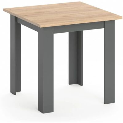 Mesa de comedor Vicco Karlos 80cm Antracita / Goldkraft Mesa de comedor Vicco Karlos 80cm Antracita / Goldkraft