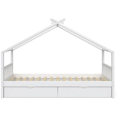 VitaliSpa Cama Infantil Blanca 90x200 - Kids Bed VitaliSpa Cama Infantil Blanca 90x200 - Kids Bed