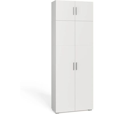 Armadio di archiviazione bianco Vicco Frank - 80x182cm, Modulare Armadio di archiviazione bianco Vicco Frank - 80x182cm, Modulare