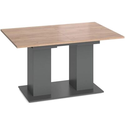 Vicco Mesa de comedor Dix Antracita - Mesa Extensible Vicco Mesa de comedor Dix Antracita - Mesa Extensible
