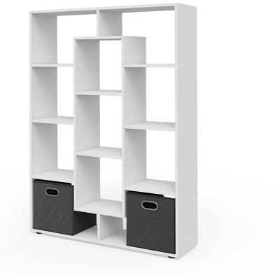 Vicco Separador de ambientes con 11 estantes - Mueble divisorio Vicco Separador de ambientes con 11 estantes - Mueble divisorio