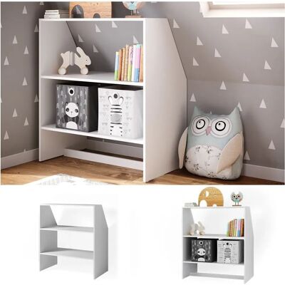 Vicco Kinderregal - Weiß - 90x100cm - Aufbewahrungslösung Vicco Kinderregal - Weiß - 90x100cm - Aufbewahrungslösung