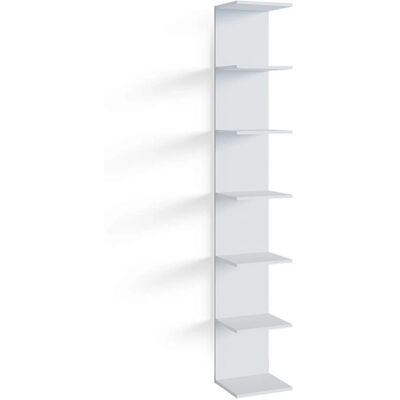 Estantería de pared Vicco - 6 compartimentos - Habitación infantil, Blanco, 30x190cm Estantería de pared Vicco - 6 compartimentos - Habitación infantil, Blanco, 30x190cm