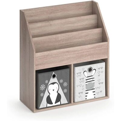Vicco Luigi Kindershelf - 2 Faltbare Boxen - 72x79cm Vicco Luigi Kindershelf - 2 Faltbare Boxen - 72x79cm