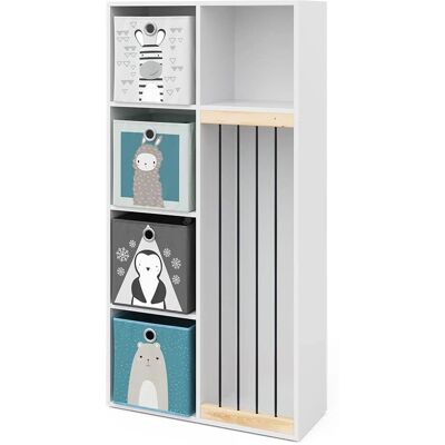 Estantería infantil Marvin Vicco - Almacenamiento ajustable - 72x143cm Estantería infantil Marvin Vicco - Almacenamiento ajustable - 72x143cm
