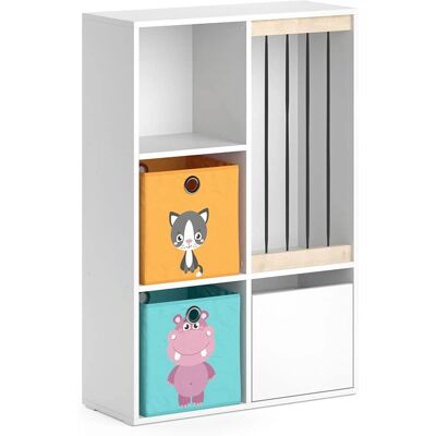 Vicco Luigi Kinderspiegelschrank - Kinderfreundlich, 2 faltbare Boxen, 72x107.8 cm Vicco Luigi Kinderspiegelschrank - Kinderfreundlich, 2 faltbare Boxen, 72x107.8 cm