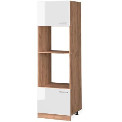Armoire micro-ondes Vicco R-Line Blanc brillant - Publicité Armoire micro-ondes Vicco R-Line Blanc brillant - Publicité
