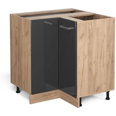 Armario de esquina R-Line Vicco Antracita - Mueble de cocina Armario de esquina R-Line Vicco Antracita - Mueble de cocina