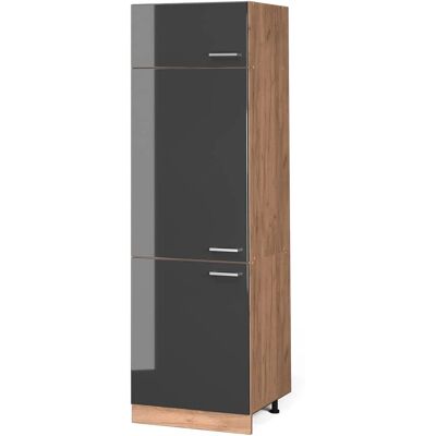 Gabinete de Cocina Vicco R-Line - Antracita alto brillo - 60cm Gabinete de Cocina Vicco R-Line - Antracita alto brillo - 60cm