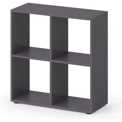 Estantería Separadora Tetra Gris - Separador de ambientes Estantería Separadora Tetra Gris - Separador de ambientes