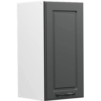Vicco R-Line Wandregal - 30cm Weiß/Anthrazit Landhausstil Vicco R-Line Wandregal - 30cm Weiß/Anthrazit Landhausstil