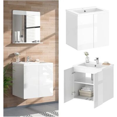 Vicco Conjunto de Muebles de Baño - Blanco Izan - 2 Piezas Vicco Conjunto de Muebles de Baño - Blanco Izan - 2 Piezas