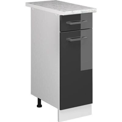 Vicco Mueble bajo de cocina R-Line - Antracita, 30cm Vicco Mueble bajo de cocina R-Line - Antracita, 30cm