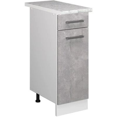 Vicco Verstellbarer Modulküchenschrank - 30cm - Weiß - Küche Vicco Verstellbarer Modulküchenschrank - 30cm - Weiß - Küche