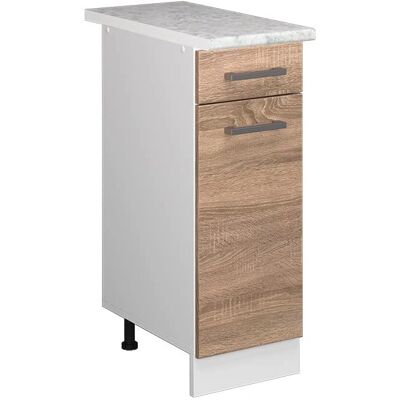 Armoire de cuisine Vicco Sonoma/Blanc R-Line - 30cm - Publicité Armoire de cuisine Vicco Sonoma/Blanc R-Line - 30cm - Publicité