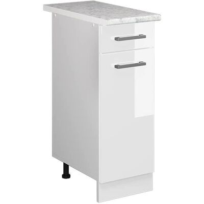 Meuble bas de cuisine R-Line Vicco - Blanc brillant - Publicité Meuble bas de cuisine R-Line Vicco - Blanc brillant - Publicité