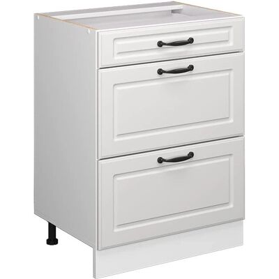 Mueble bajo de cocina R-Line Vicco - Blanco casa de campo - 60cm Mueble bajo de cocina R-Line Vicco - Blanco casa de campo - 60cm